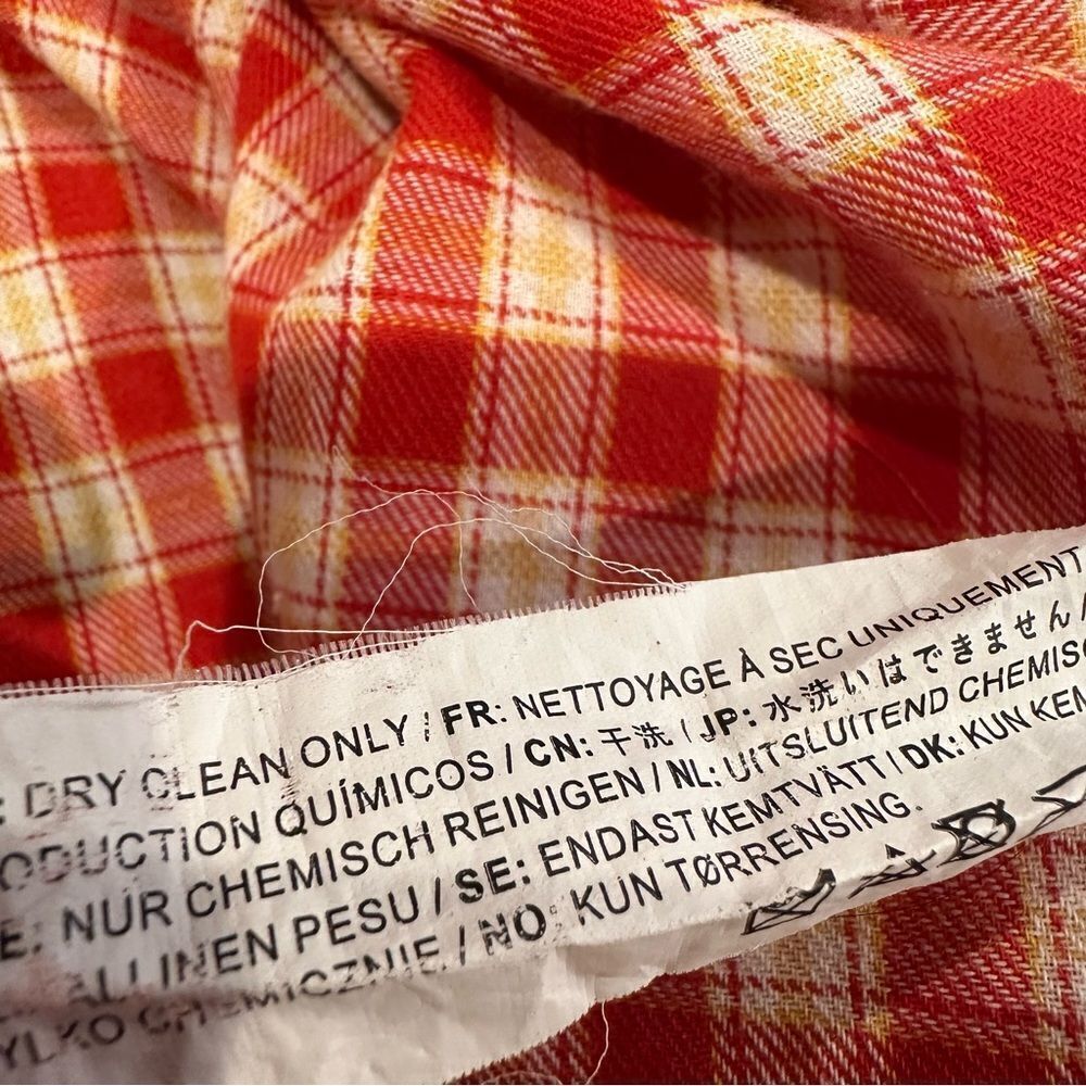 Moon River Red Gingham Midi Dress - Picture 12 of 14
